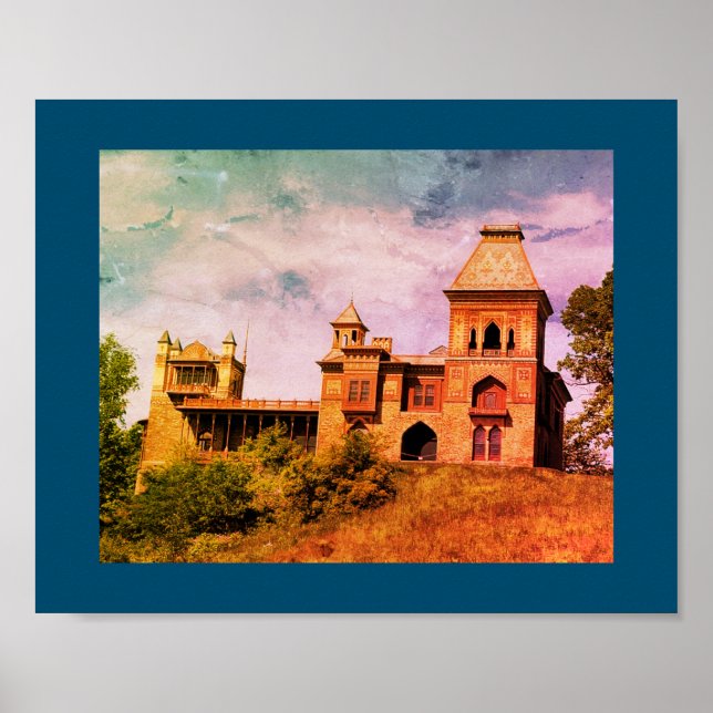 Póster Artista Frederic Edwin Church Hudson, NY Estate (Frente)