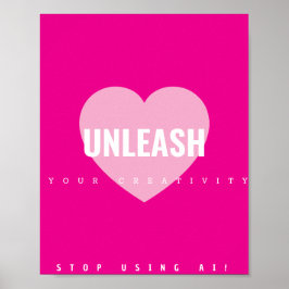 Póster Artista Poster de Creatividad Cardíaca