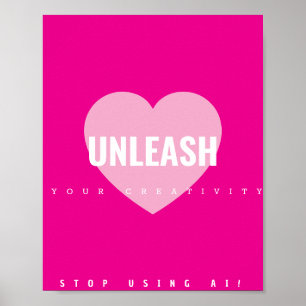 Póster Artista Poster de Creatividad Cardíaca