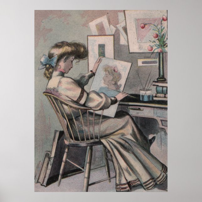 Póster Artista victoriano (Frente)