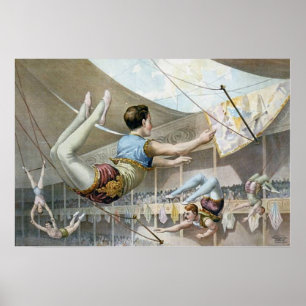 Póster Artistas de trapecio