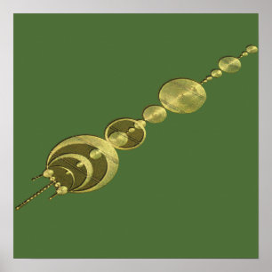 Póster Artistic Crop Circle