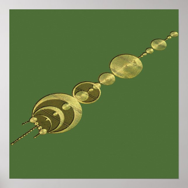 Póster Artistic Crop Circle (Frente)