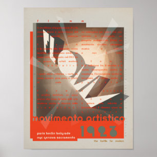 Póster Artistico del movimento de FLomm