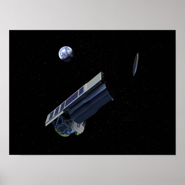 Póster Artists conception of Spitzer (Frente)