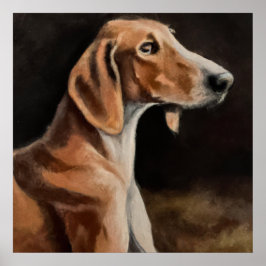 Póster Artois Hound - Retrato de perro