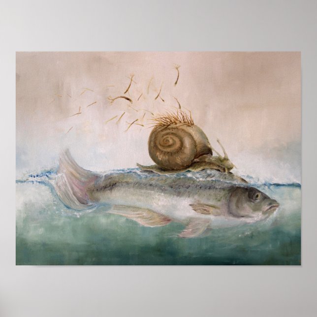 Póster ArtPoster BaumSchneckenFisch (Frente)