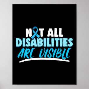 Póster Artritis No todas las discapacidades son visibles
