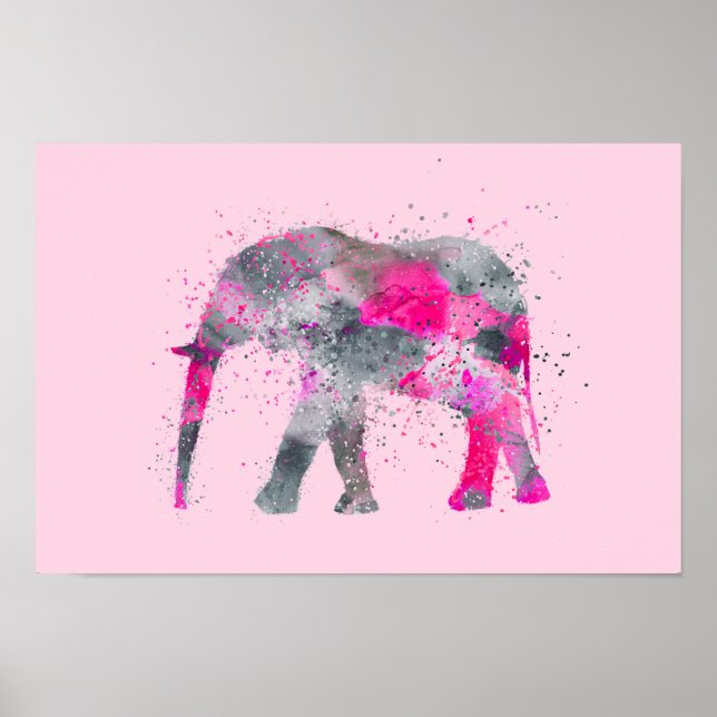 Póster Artsy Elephant (Frente)