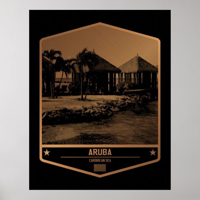Póster Aruba (Frente)