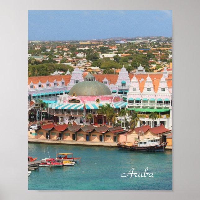 Póster Aruba, fotografía (Frente)