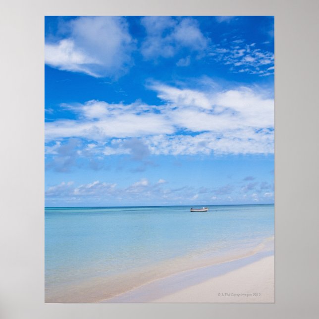Póster Aruba, playa y mar (Frente)