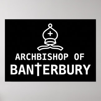 Póster Arzobispo de Banterbury Banter Merchant Gift