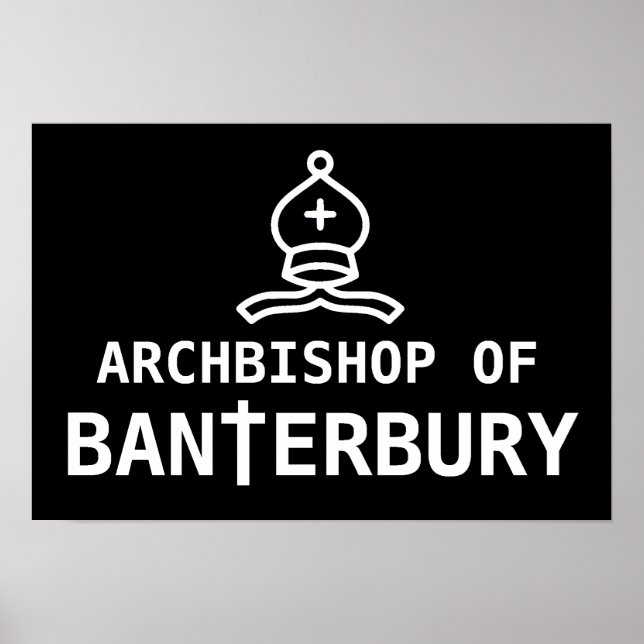 Póster Arzobispo de Banterbury Banter Merchant Gift (Frente)