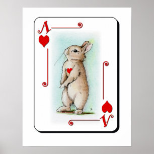 Póster As de corazones