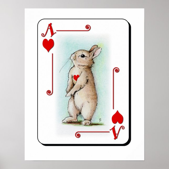 Póster As de corazones (Frente)