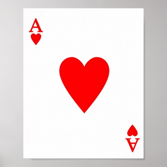 Póster As de corazones (Frente)