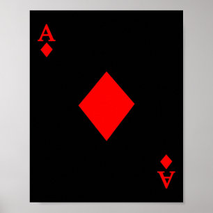 Póster As Of Diamond Decks Of Cards Halloween Costume