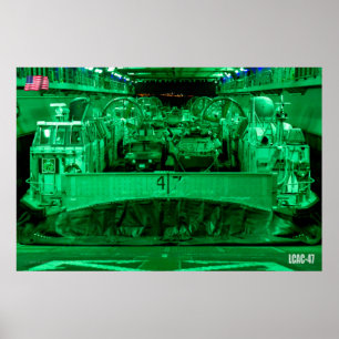 PÓSTER ASALTO A LA PLAYA - LCAC-47