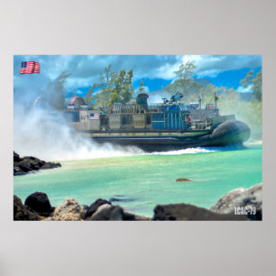 PÓSTER ASALTO A LA PLAYA - LCAC-79