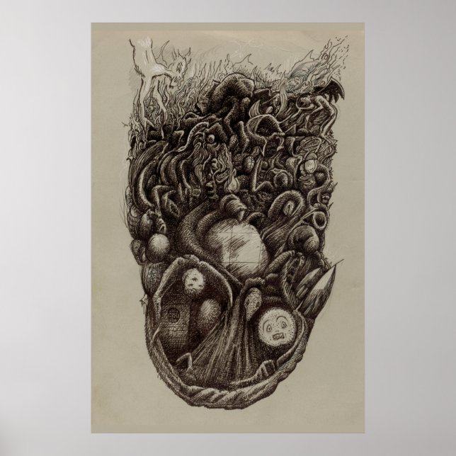 Póster Asalto psicológico (Frente)