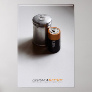 Póster Asalto y batería