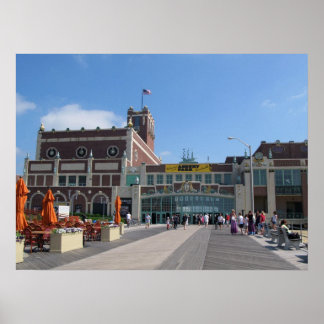 Póster Asbury Park NJ Boardwalk - Teatro Paramount