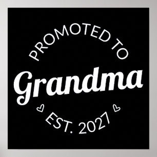 Póster Ascendida a Abuela Desde 2027 Nueva Nana Yo