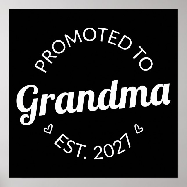 Póster Ascendida a Abuela Desde 2027 Nueva Nana Yo (Frente)