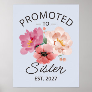 Póster Ascendida a Hermana Est 2027 Hermana Mayor VI