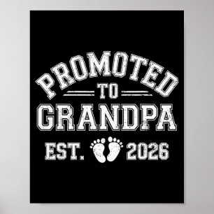 Póster Ascendido a abuelo desde 2026 desde nueva mamá pap
