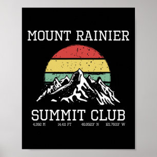 Póster Ascendió al Club de Senderismo de la Cumbre del Mo