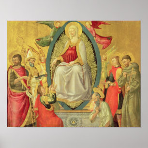 Póster Ascensión de la Virgen, 1465