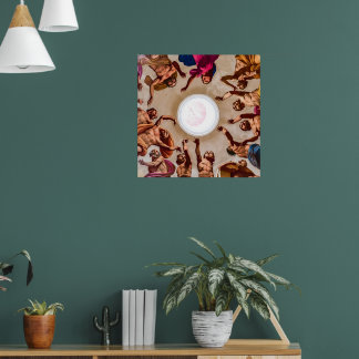 Póster Ascension in Stone: Sicilian Baroque Ceiling of Di