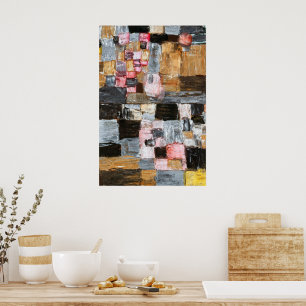Póster Ascenso de una ciudad   Paul Klee  