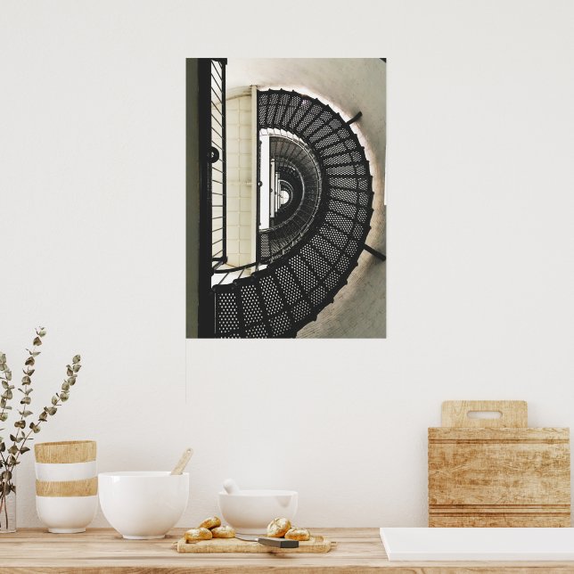 Póster Ascenso en espiral - Faro de St. Augustine (Cocina)