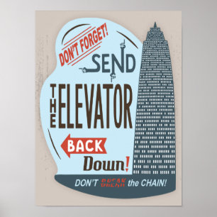 Póster Ascensor