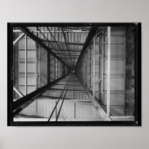 Póster ascensor Hoistway
