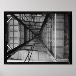 Póster ascensor Hoistway