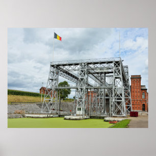 Póster Ascensor número 1 de Louviere en Houdeng-Goegnies