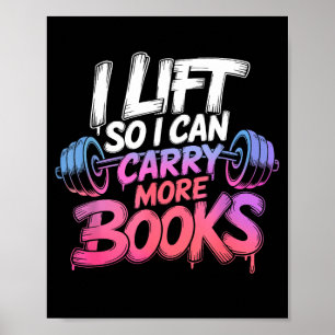 Póster Ascensor puede llevar más libros amantes de la lec