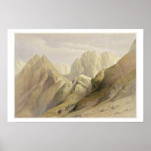 Póster Ascent of the Lower Range of Sinai, February 18th (Frente)