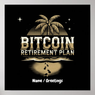Póster Asegure su Futuro con un Plan de Jubilación en Bit