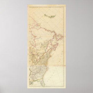 Póster Asentamientos indios en América del Norte 2