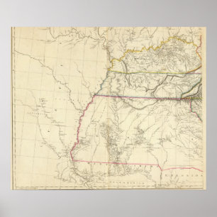 Póster Asentamientos indios en América del Norte 3