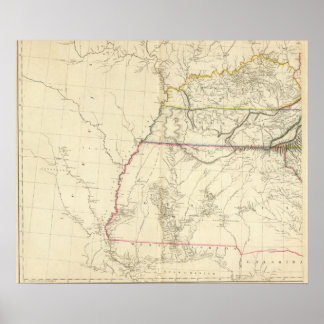 Póster Asentamientos indios en América del Norte 3