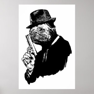 Póster Asesino del barro amasado