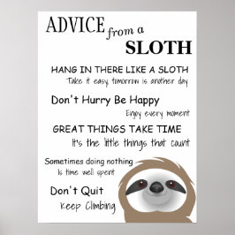 Póster Asesoramiento inspirador de un Poster eslovaco