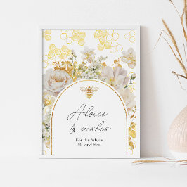 Póster Asesoramiento y deseos para recién casados con pra