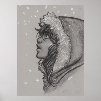 Póster Ash y Poster de Nieve